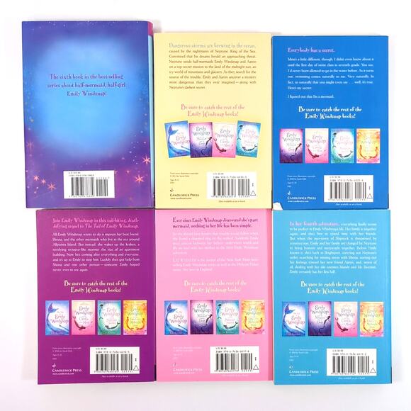 Lot of Emily Windsnap Books 1 2 3 4 5 6 Liz Kessler Kids Books Paperback HC - Picture 2 of 3